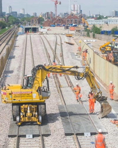 Crossrail Construction at Plumley - Thumbnail