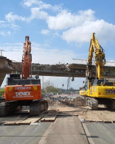 Bridge Demolition - Tall Thumb