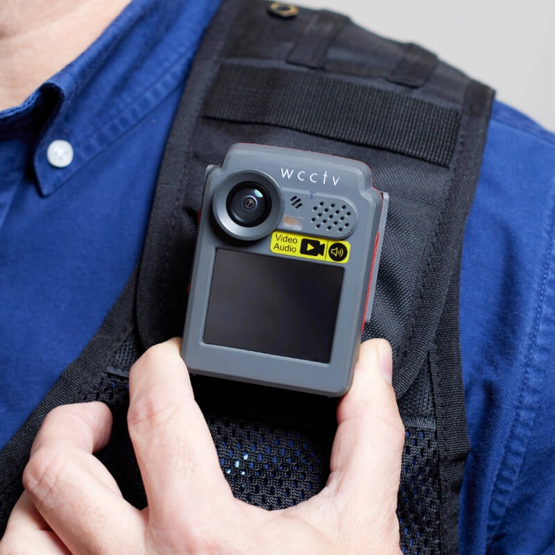 WCCTV Body Camera on Tactical Vest