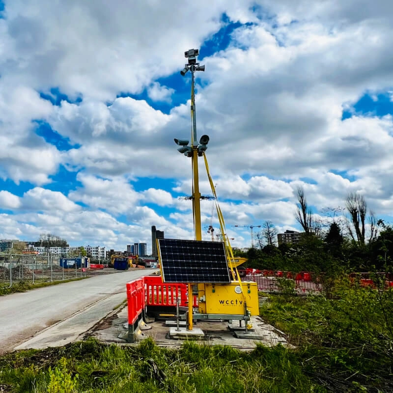 Rapid Deployment CCTV Tower Demolition Security