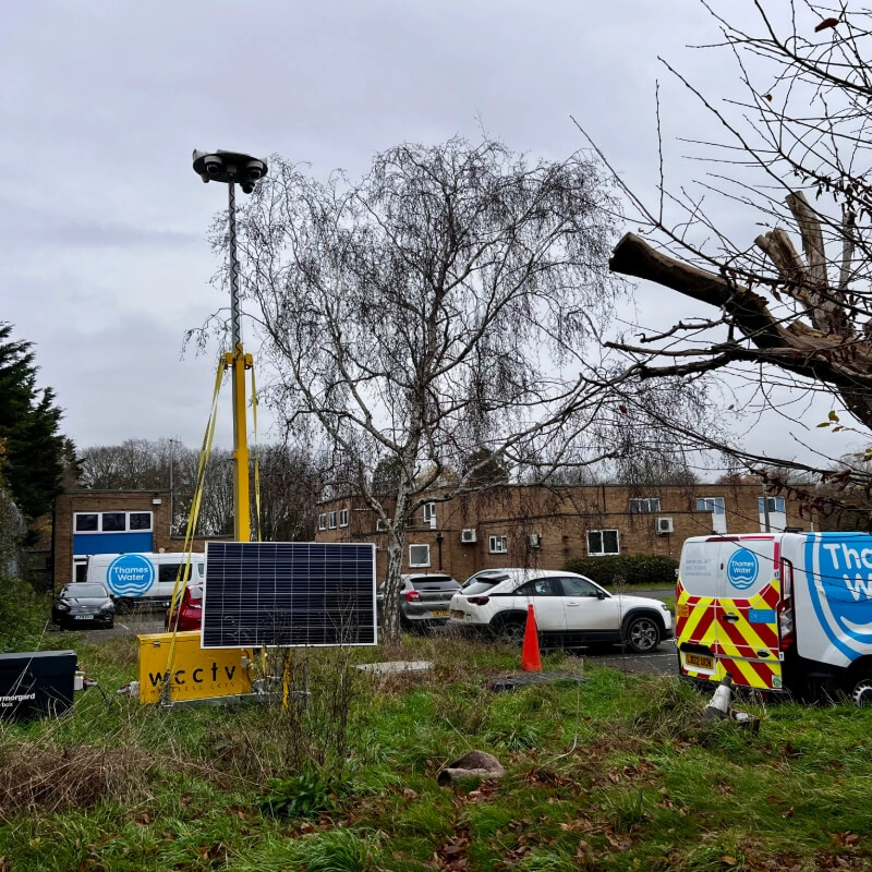 CCTV Tower at Water Facility Upgrade