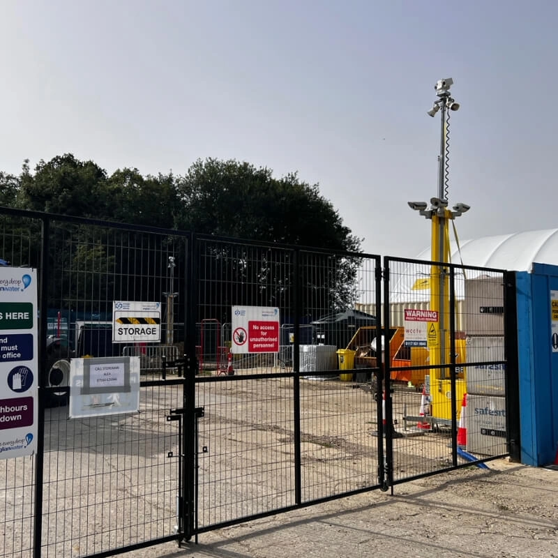 CCTV Tower at Anglian Water Site