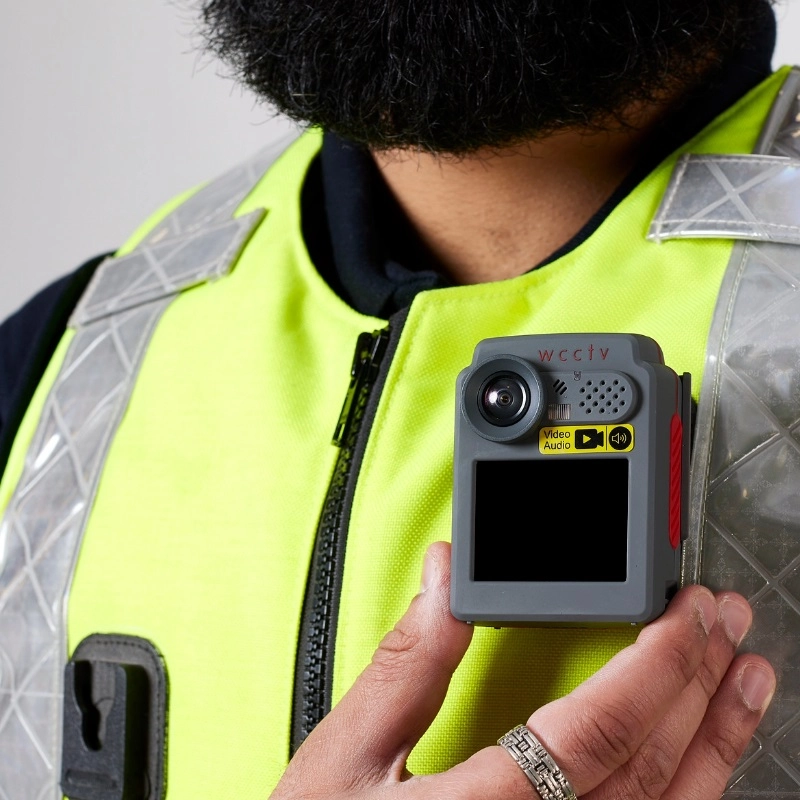 Body Camera on Security Guard